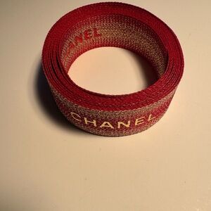 Chanel Red Accessory Ribbon